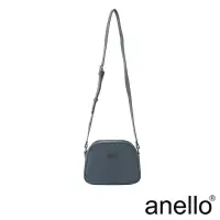 在飛比找博客來優惠-anello NEW RETRO 圓弧梯形迷你斜背包- 深灰