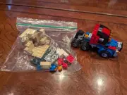 Colorful Lego Six Wheeler HD Truck With Rubber Wheels & Other Assorted Pieces