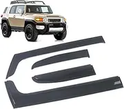 Car Side Window Visor Sun Rain Guard Shade Shield Shelter Cover Sticker Compatible with Window Visor for Toyota FJ Cruiser 2007-2019