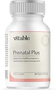 Prenatal Plus Multivitamin - Premium Methyl folate & Plant-based Vitamin D3-30 Tablets with TGA-listed Supplement - Prenatal Vitamin Supplements for Women