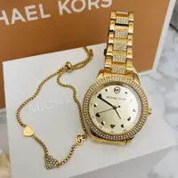 在飛比找蝦皮購物優惠-近全新 MICHAEL KORS 手環 手鍊 手錶 SET 