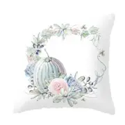 3Pcs Thanksgiving Day Pumpkin Printed Throw Pillow Cover Pillowcases Decorative Sofa Cushion Cover_45*45cm
