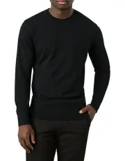 [MJ Bale] Sandringham Ashby Crew Knit in Black