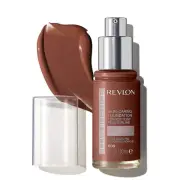 Revlon Illuminance Skin-Caring Foundation, 605 Rich Mahogany, 1 FL Oz