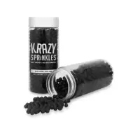Black 4mm Sprinkle Beads | Krazy Sprinkles by Bakell®