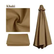 Replaceable Parasol Top Cloth Garden Outdoor Patio Canopy Umbrella Cover Sunshad