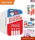 Vintage Coca-Cola Portable Mini Fridge - 10L Thermoelectric Cooler & Warmer