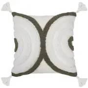 Cirque Square Cushion Olive