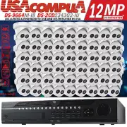 Hikvision 32MP 64CH Security System kit 4MP Turret IP Camera DS-2CD2343G2-IU Lot