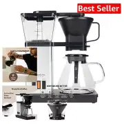 Automatic Drip Coffee Maker - Compact 8-Cup Brewer with Dishwasher-Safe Parts