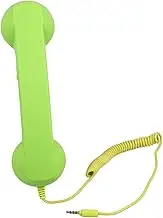 HOODANCOS Retro Microphone Cell Phone Handset Retro Handset Wired Headset Replacement Landline Supply Abs Light Green