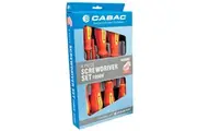 Cabac HVSDK5 8 Piece Slotted/Phillips Tip Insulated Screwdriver Set