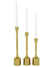 CosmoLiving by Cosmopolitan Set of 3 Candle Holders