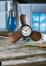 PROPELLER CLOCK WHY LOOSE TIME ON THE SEA THIS GREAT PROPELLAR CLOCK
