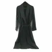 Hart Schaffner Marx Men's Navy Pin Stripe Robe Small / Medium.