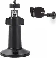 1Pcs Ring Camera Mount,360° Adjustable Ring Stick Up Outdoor Indoor Tapo Camera Wall Mounting Bracket Accessories Holder Smart Security Compatible Adhesive Base Universal Abs Plastic Waterproof(Black)