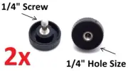 2x 1/4" Male to Female Screw Adapter Hot Cold Shoe Tripod Camera Flash Bracket
