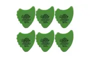 6 x Jim Dunlop Tortex Fins 0.88mm Gauge Guitar Picks 414R