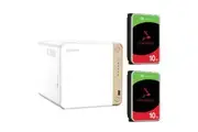 QNAP TS-462 4-Bay NAS With 2x 10TB NAS + 256GB NVME SSD Bundle