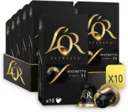 L'OR Espresso Coffee Ristretto Coffee - Intensity 11 - 100 Aluminium Capsules...