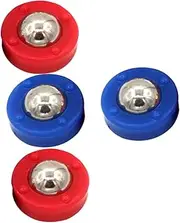 2 Sets Tabletop Shuffleboard Tabletop Game Accessories Board Game Parts Shuffleboard Pucks for Table Soccer -Balls Small Board Child Desktop Steel Component