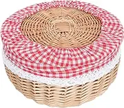 Woven Food Storage Basket Multi Functional Picnic Basket for Snacks Bread and Fruits Portable Design for Kitchen Dining and Outdoor Use for and Decorations