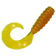 8 Pack of Zman 2.5 Inch Grubz Soft Plastic Lures - Motor Oil