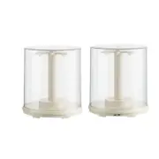 Clear Rotating Music Display Case For Plush Dolls Figurines Storage Protector