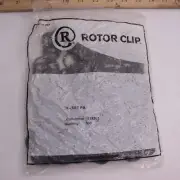 (500-Pk) External Self Locking Push On Rotor Clips Black TX-75ST PA