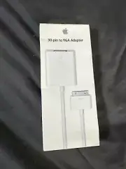 NIB Apple A1368 30-Pin to VGA Adapter MC552ZM/B iPhone iPad iPod