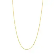 0.85mm Two-Tone Pave Wheat Chain Necklace Real 14K Yellow White Gold