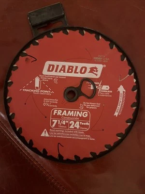 Diablo 7-1/4in x 24-Teeth Tracking Point Framing Saw Blade D0724R