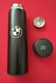 Thermos LCD Temperature Display BMW Flask a great gift