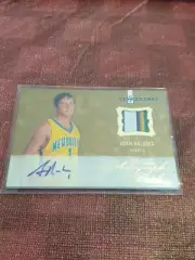 2007-08 Hot Prospects Adam Haluska Rookie Auto Patch #ed/599 New Orleans Hornets