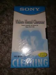 Sony Video Head Cleaner For VHS S-VHS Players Recorders Sealed AA88