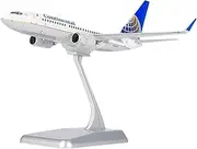 Pre-Built Model Aircraft 16CM 1/200 Large Scale Display Model Airplane for Continental Airlines B737-700/w N16709 Static Finished Aircraft Miniature Airplane Model