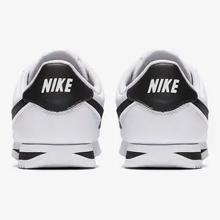 NIKE 女鞋 大童 休閒鞋 阿甘 鐵牌 運動鞋 CORTEZ BASIC SL GS 白黑 904764102