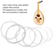 6PCS Oud Strings Set 1G 2D 3A 4E 5B 6F Nylon SilverPlated Copper Alloy Repla FFG