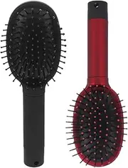 minkissy 2Pcs Comb Shape Storage Box Multi Purpose Comb Case for Hairbrush Items Discreet Design for Money Jewelry Essentials Portable Convenient Storage
