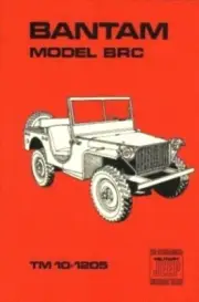 BANTAM 1941 JEEP BRC Shop Manual 41/TM 10-1205