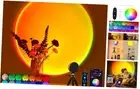 Sunset Lamp Projector Changing LED Projection Lamp,Switch Button and Multicolor