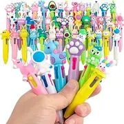 HNSYYF Multicolor Pen in One - Cute Pens for Kids - 42-Pack Multicolor Pens, Perfect for Birthdays and Children's Parties - Delightful Multi Color Pen Gifts