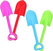 4pcs Lightweight Sand Shovels for Beach Random Colors Safe and Sturdy Mini Digging Tools for Fun Sand Play and Outdoor Activities Random Color