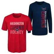 Outerstuff NHL Youth (8-20) Washington Capitals Performance T-Shirt Combo Set