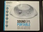 Homedics SOUNDSPA PORTABLE COMPACT TRAVEL SOUND MACHINE BRAND NEW SS-2000M