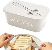 Butter Container,Butter Storage | Airtight Cheese Keeper with Cutter for Cooking Kitchen Camping Restaurant Farm Dining Fridge