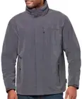 *NWT* Rugged Elements Men's Trek Hooded Jacket (Deep Charcoal,Large)