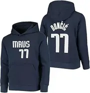 Outerstuff Luka Doncic Dallas Mavericks #77 Kids/Boys Size 4-7 Statement Courtside Player Pullover Fleece Hoodie
