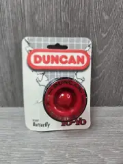 Duncan Wheels Long Spin Yo-Yo Butterfly 3058NP 1994 Red Vintage NEW SEALED