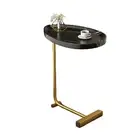Mini Sofa Side Cabinet Sofa Side Table C Shaped Coffee End Table Living Room/Bed